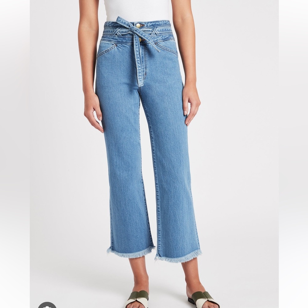 J Brand Sukey High-Rise Crop Straight Jeans
